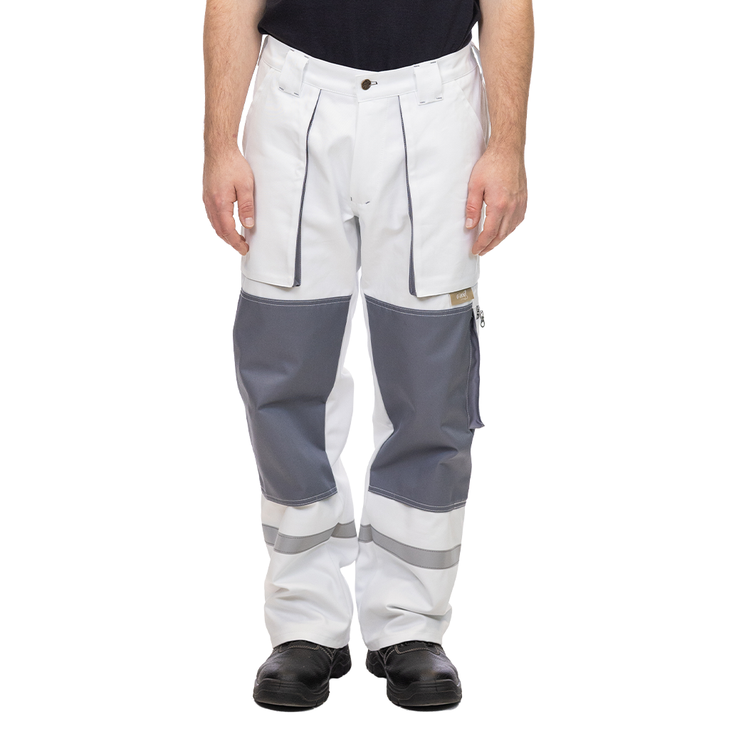 V-Tex fehér-szürke derekas nadrág - Image 7