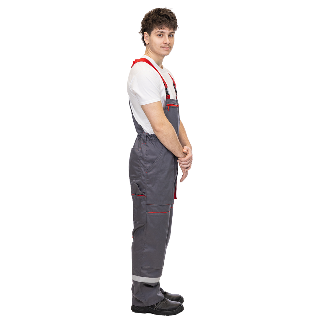 V-Tex szürke-piros kantáros nadrág - Image 5