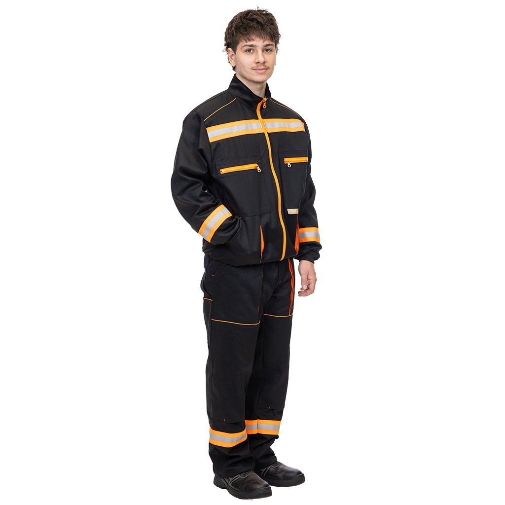 V-Tex fekete-narancs derekas szett - Image 6