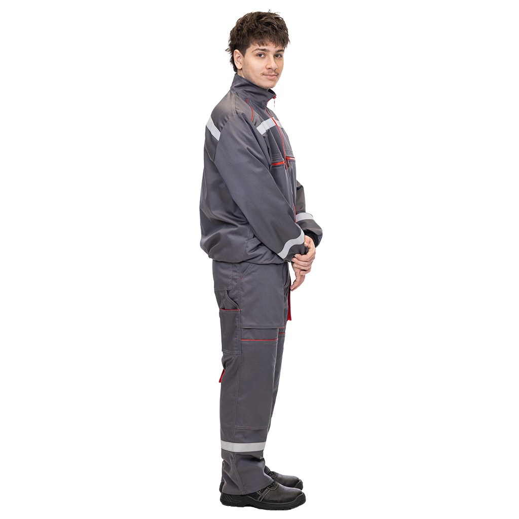 V-Tex szürke-piros kantáros szett - Image 5